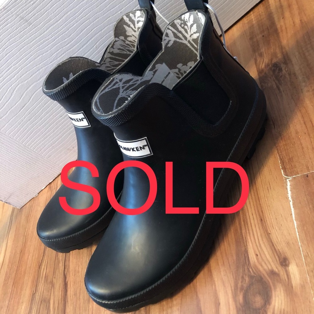Smith&Hawken women rain boots